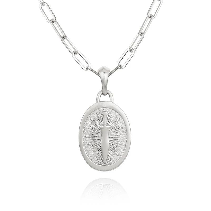 Men Necklace sward pendent