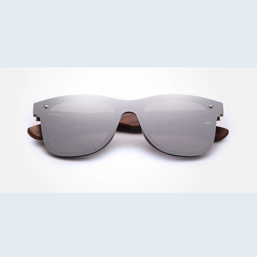 Wood Frame Polarized Sunglass
