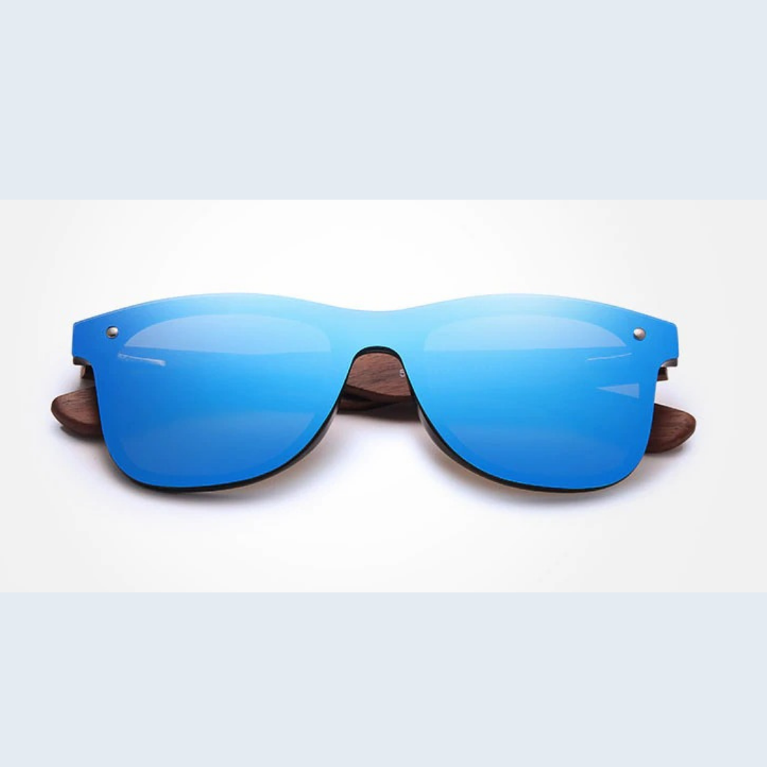 Wood Frame Polarized Sunglass