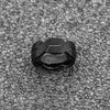 Black Tungsten ring wedding engagement ring for men