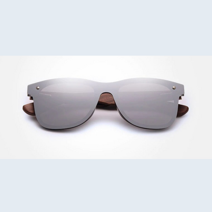 Wood Frame Polarized Sunglass