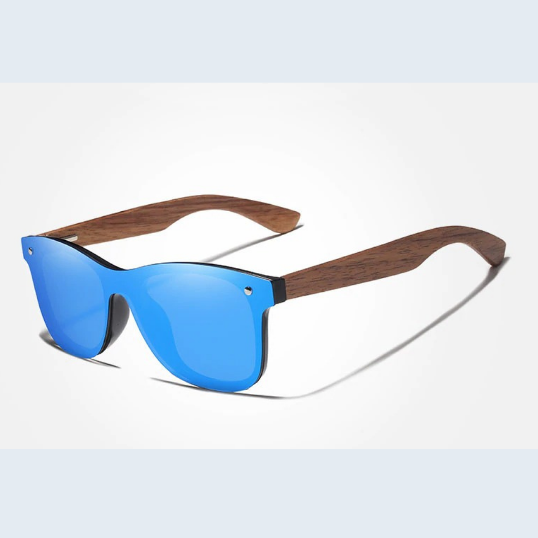 Wood Frame Polarized Sunglass